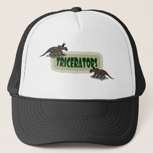 Douane Triceratops dinosaur Trucker Pet (Voorkant)