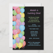 Douane van de Ballons van de Partij van de Kaart (Achterkant)