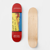 Douane van de Kunst Derp van de Kerstman van Skateboard (Voorkant)