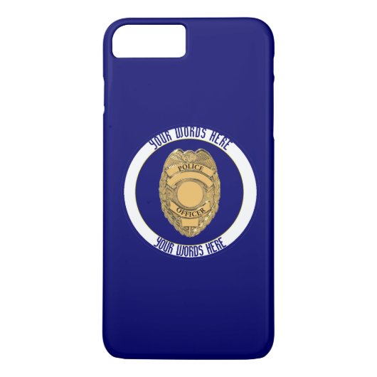 Douane van politieagent Badge Shield Case-Mate iPhone Case (Achterkant)