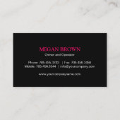 DOUANE-VISITEKAARTJE VISITEKAARTJE (Achterkant)