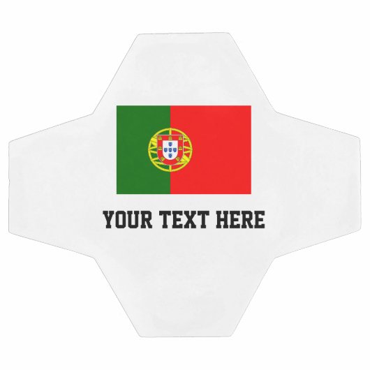 Douane-voetbal met vlag van Portugal Voetbal (Enkel)