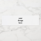 Douane Waterfles Etiket (Enkel label)