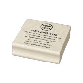 Douane Zakelijk Logo Rubber Stempel (Stempel)