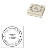 Douane Zakelijk Professioneel Rubber Stempel (Gestempeld)