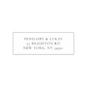 Douaneadres Moderne Zelfinking Stempel (Design)