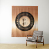 DOUANEAFDRUKDIJMEDAL Bronze Champion EDITABLE Wandkleed (In situ)