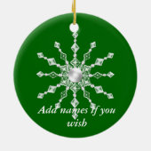 DOUANEDATUM/NAAM CUPCAKE Ornament 2012 (Achterkant)