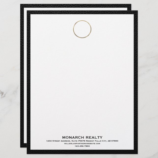 Douanemakelaar Letterhead Briefhoofd (Voorkant / Achterkant)