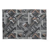 Douanemonogram Abstract Industrieel Patroon Kussensloop (Voorkant)