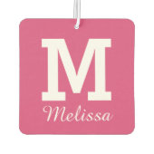 DOUANEMONOGRAM, NAAM EN KLEUREN LUCHTVERFRISSER (Achterkant)