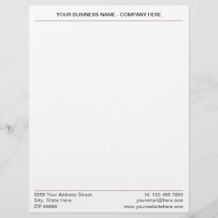 Douanenaam Adres Bedrijf Letterhead met Logo Briefhoofd
