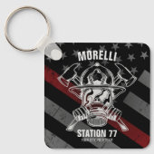 Douanenaam Brandweerpost Sleutelhanger (Voorkant)