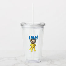 Douanenaam Cat Astronaut acryltumbler