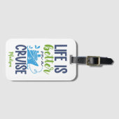 Douanenaam Cruise Bagagelabel (Voorkant (horizontaal))