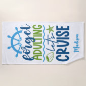 Douanenaam Cruise Strandlaken (Voorkant)