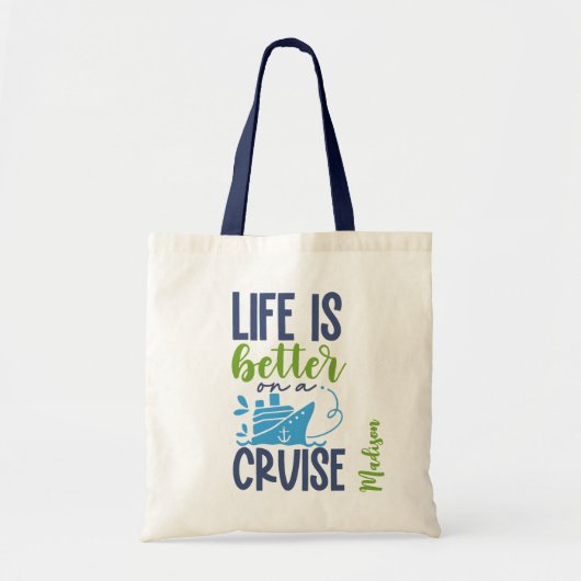 Douanenaam Cruise Tote Bag (Voorkant)