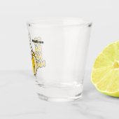 Douanenaam Cute Bananas Shot Glas (Rechts)