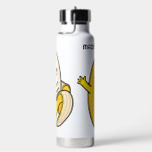 Douanenaam Cute Bananas Waterfles (Rechts)