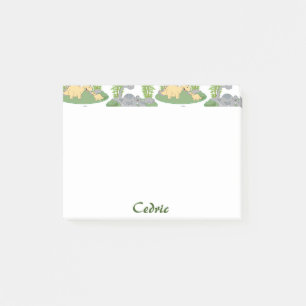 Douanenaam Cute Funny Animal Dinosaur Pattern Post-it® Notes