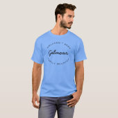 Douanenaam Jaar Moderne Typografie Familiereünie T-shirt (Voorkant volledig)