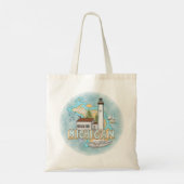 Douanenaam Michigan Lighthouse Tote Bag (Achterkant)