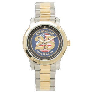 Douanenaam Militaire of Politie Pensioenjaren Horloge
