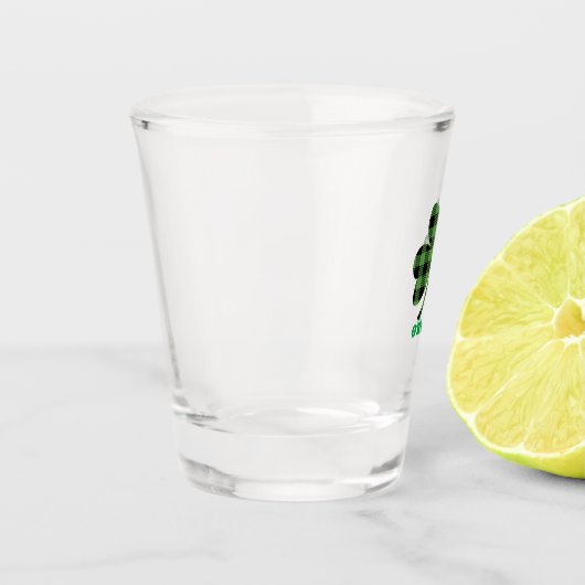 Douanenaam Monogrammed St. Patrick's Day Shot Glas (Links)
