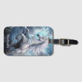 Douanenaam Mooie Eenhoorn Bagagelabel (Voorkant (horizontaal))