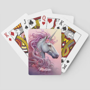 Douanenaam Mooie Eenhoorn Pokerkaarten