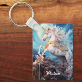 Douanenaam Mooie Eenhoorn Sleutelhanger (Voorkant)