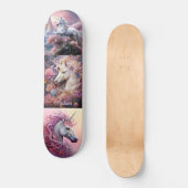 Douanenaam Mooie Eenhoorns Skateboard (Voorkant)