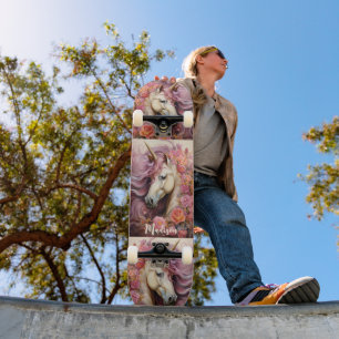 Douanenaam Mooie Eenhoorns Skateboard