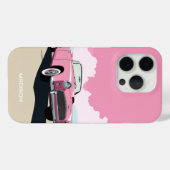 Douanenaam Roze Klassieke Auto Case-Mate iPhone Case (Achterkant (horizontaal))
