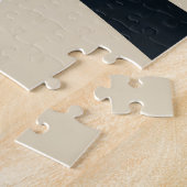 Douanenaam Roze Klassieke Auto Legpuzzel (Zijkant)