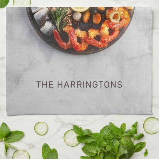 Douanenaam Seafood Platter Theedoek (Gevouwen)