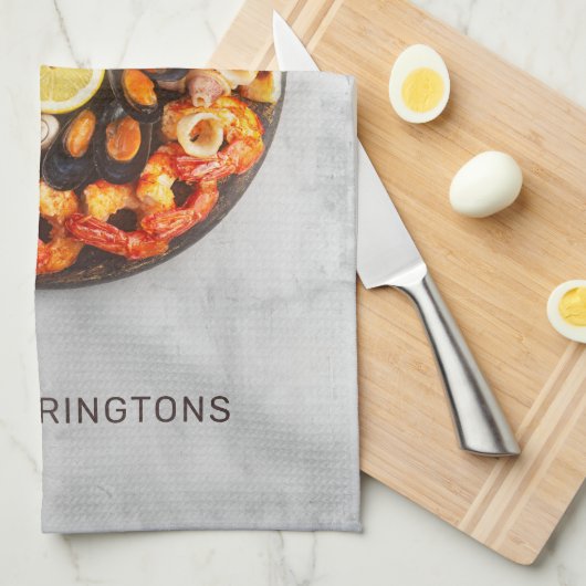 Douanenaam Seafood Platter Theedoek (Quarter Fold)