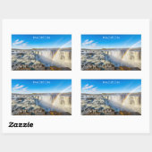 Douanenaam Selfoss Waterfall, IJsland Rechthoekige Sticker (Vel)