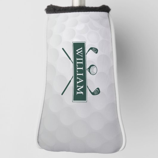 Douanenaam Smaragd Groene Clubs en Bal Golfheadcover (Draai 90)