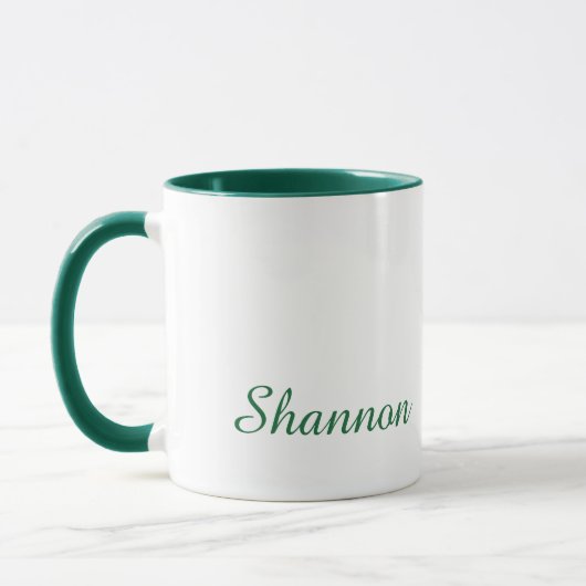 Douanenaam St. Patrick's Day Gift Mok (Links)