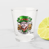 Douanenaam St. Patrick's Day shot glass Shot Glas (Voorkant)