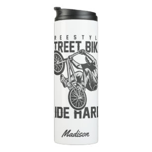 Douanenaam Street Bike tumbler Thermosbeker