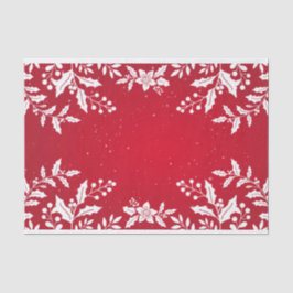 DOUANESCHRISTMAS HOLLY WEEFSUE PAPIER