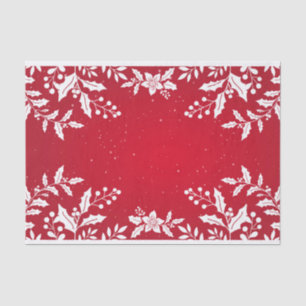 DOUANESCHRISTMAS HOLLY WEEFSUE PAPIER