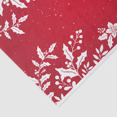 DOUANESCHRISTMAS HOLLY WEEFSUE PAPIER (Detail)