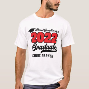 DOUANESProud Daughter van 2022 Afstuderen T-Shirt