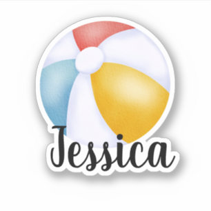 DOUANNAAM BEACH BALL STICKER