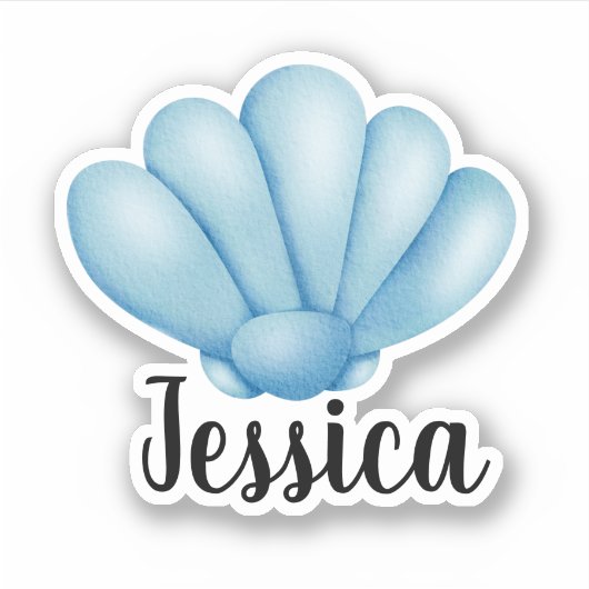 DOUANNAAM ZEE SHELL STICKER (Voorkant)