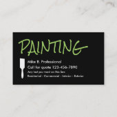 Doubke Side Professional Painter Visitekaartje (Achterkant)