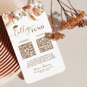 Double Afstuderen College Fund QR-code Informatiekaartje
